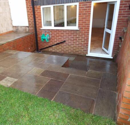 Rear patio