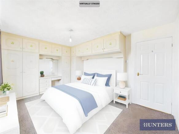 AI Staged Bedroom