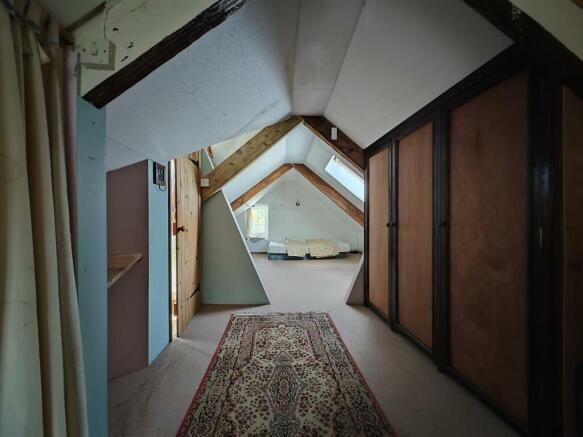 Another view of loft bedroom