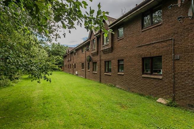 Rear of property