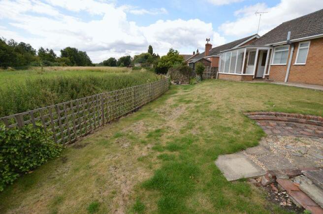 Rear garden & views