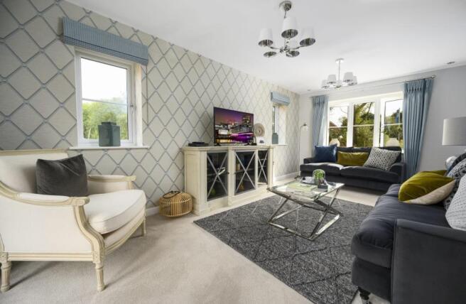 Breedon showhome living room
