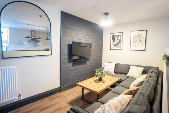 Flat W, Hosiery, Living Room 2