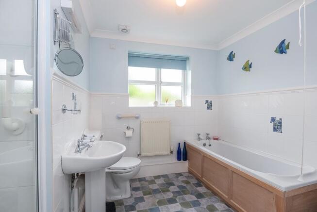 family bathroom on the ground floor