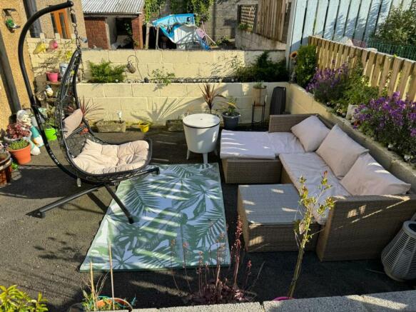 Rear Garden Seating Area.