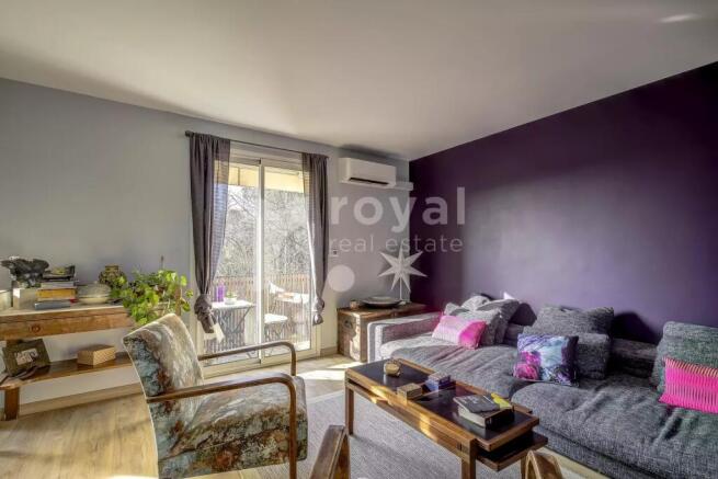 Stylish living space in renovated apartment close 