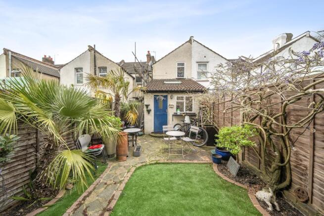 Garden looking towards house