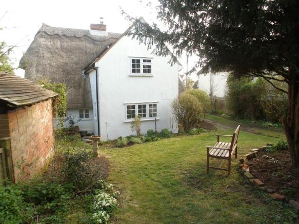 Rear view of cottage