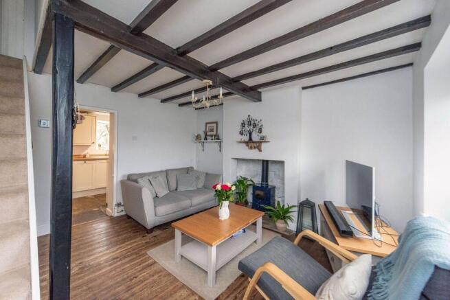 STUNNING SITTING ROOM WITH LOG BURNER