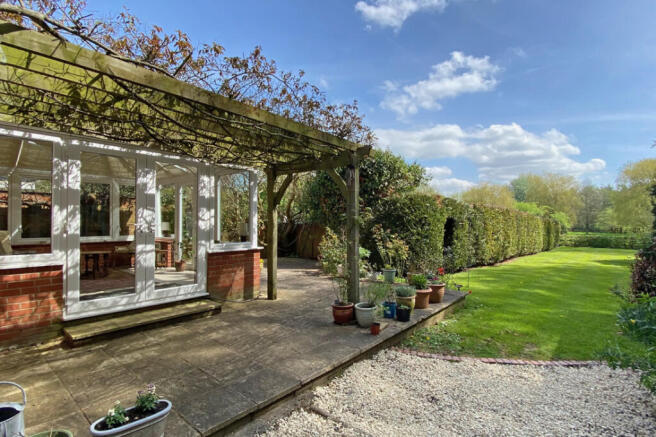 Conservatory and rear terrace
