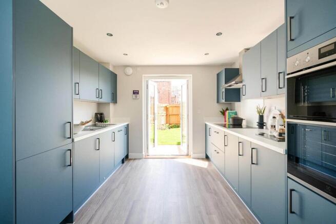 A brand new, modern kitchen is ready to go from the day you move in