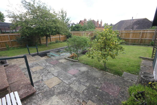 Patio and rear ga...