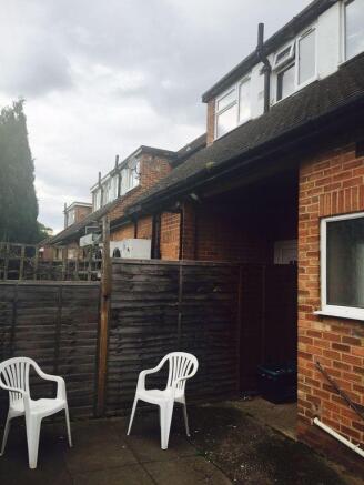 rear patio area