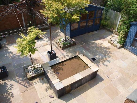 Elevated Rear Garden
