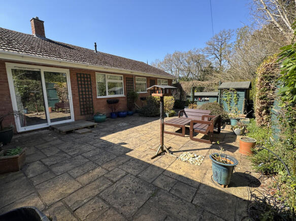 Rear patio from C...