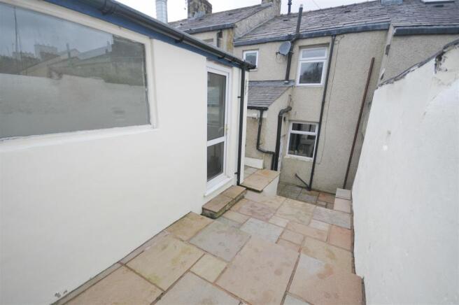 Rear terrace