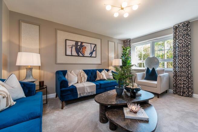 Interior view of the lounge in our 4 bed Kingsley home