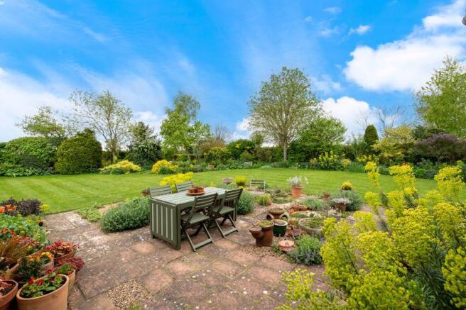 Garden patio area