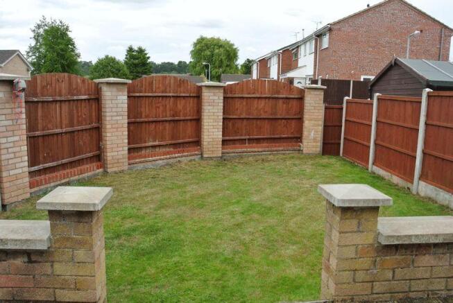 Rear garden