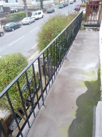 west facing balcony