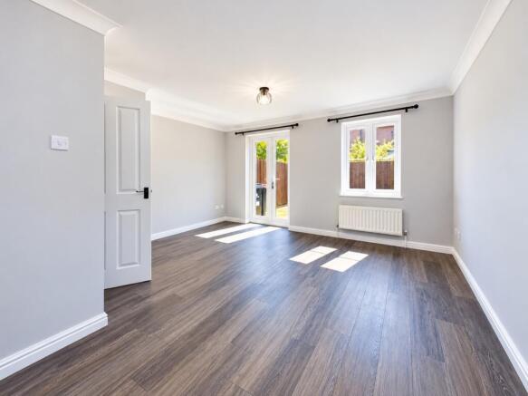 Bright Empty Modern Living Room