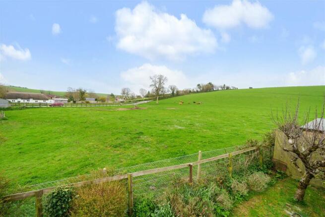 Fields abutting the garden