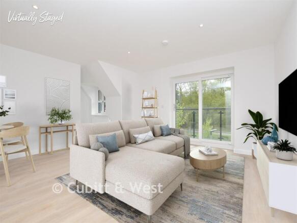 Lounge Kitchen Diner Staged