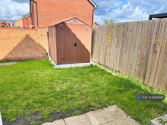 Back Garden & Shed For Outdoor Storage