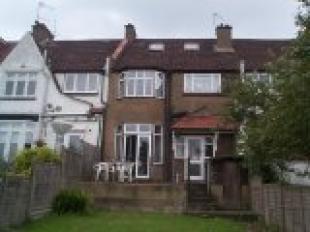 Rear of property