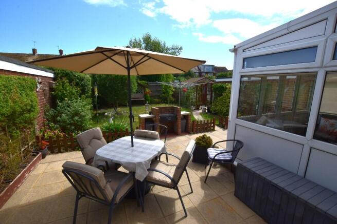 Rear patio