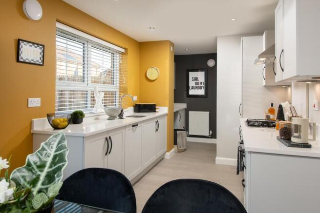 Inside view of Denby kitchen