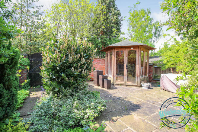 Summer house and patio