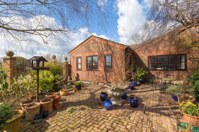 Rear of house