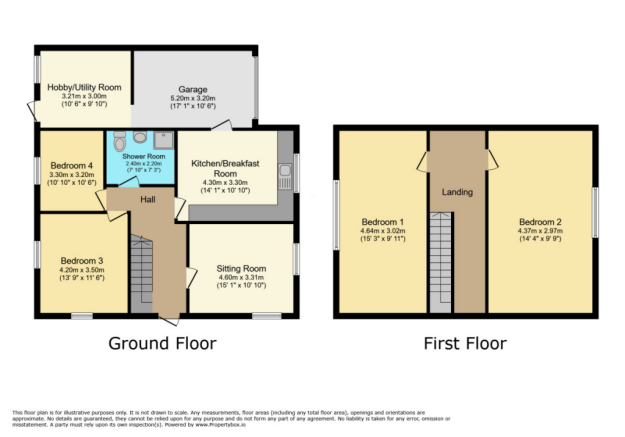4 bedroom detached dormer bungalow