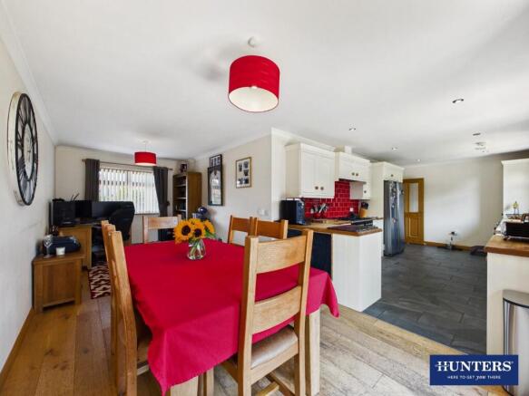 Kitchen, Dining & Family Room