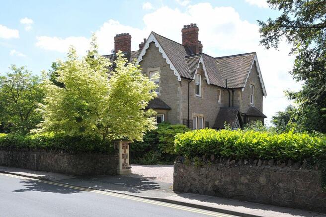 Driveway and front of house