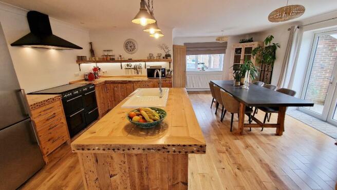 Kitchen + Dining Area