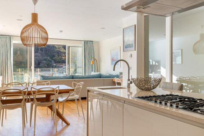 Open plan kitchen