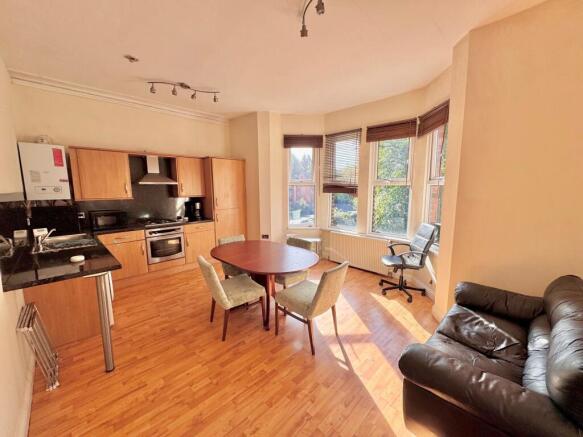 Living Room & Kitchen Area