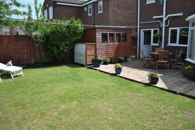 Rear garden