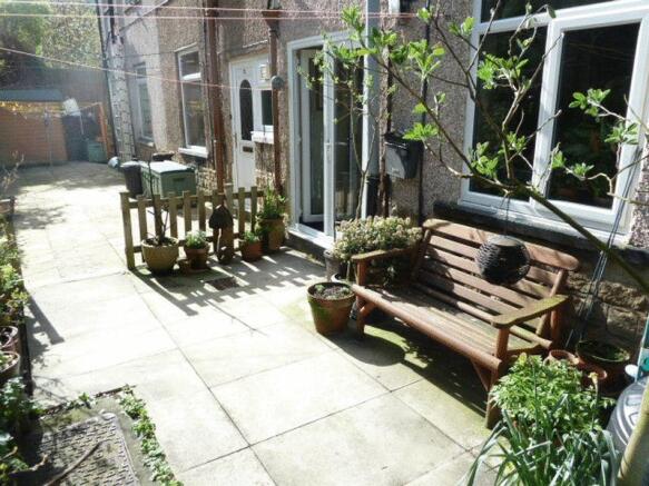 Rear patio