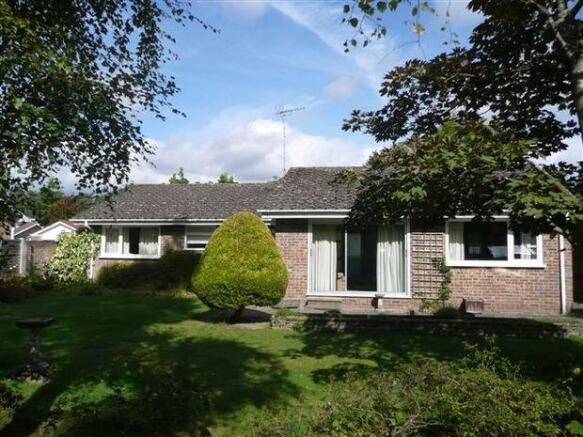 rear of property