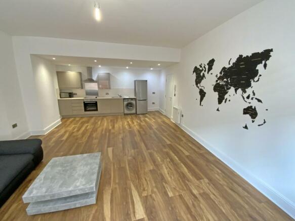 Open Plan Living Area & Kitchen