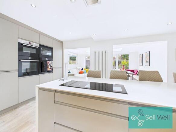 Kitchen To Family Room View