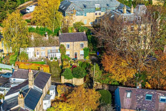Aerial of house
