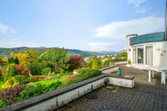 Patio and view