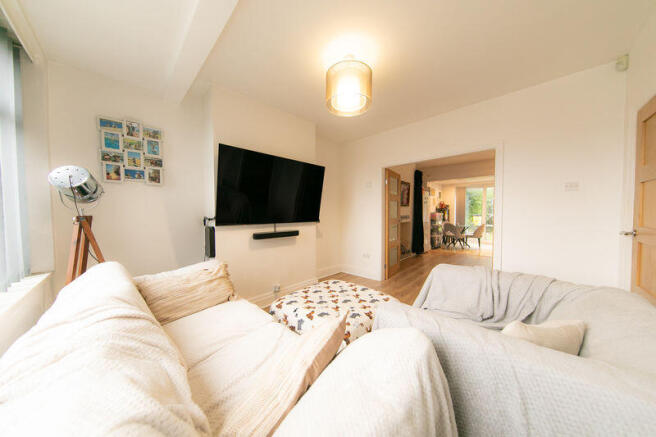 Lounge through dining room