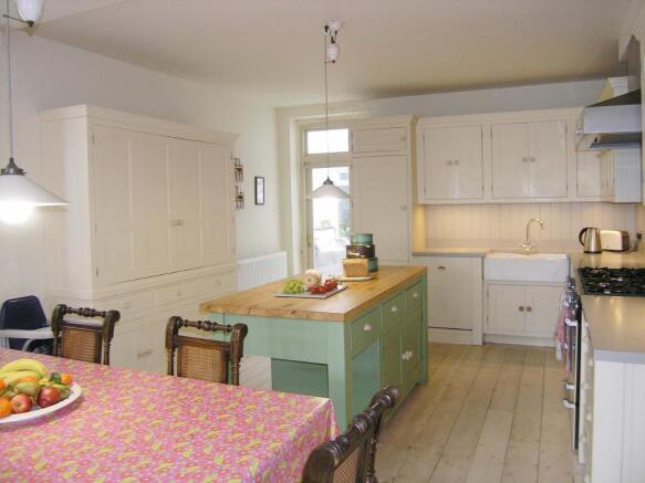 Dining area and kitchen