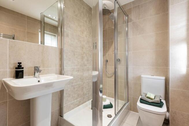 En suite bathroom with double shower