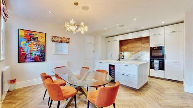 dining to kitchen